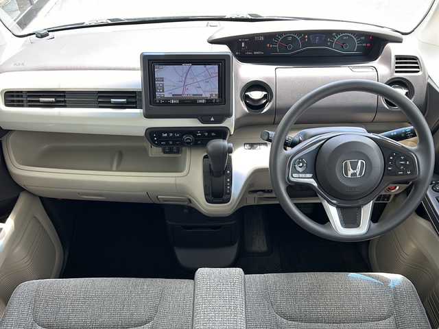 ホンダ Ｎ ＢＯＸ G L ホンダセンシング 山形県 2019(令1)年 2.5万km モーニングミストブルーM ４WD/ホンダセンシング/ヒルスタートアシスト機能/バックカメラ/後方コーナーセンサー/クルーズコントロール/横滑り防止装置/レーンキープアシスト/後席シートベルト締め忘れ警告灯/社外ナビ/（Bluetooth/AM/FM/フルセグ）/両側パワースライドドア/ステアリングスイッチ/DN席シートヒーター/ETC/スマートキー/電動格納ミラー/オートLEDヘッドライト