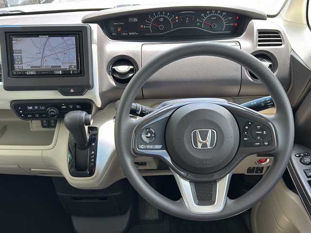 ホンダ Ｎ ＢＯＸ G L ホンダセンシング 山形県 2019(令1)年 2.5万km モーニングミストブルーM ４WD/ホンダセンシング/ヒルスタートアシスト機能/バックカメラ/後方コーナーセンサー/クルーズコントロール/横滑り防止装置/レーンキープアシスト/後席シートベルト締め忘れ警告灯/社外ナビ/（Bluetooth/AM/FM/フルセグ）/両側パワースライドドア/ステアリングスイッチ/DN席シートヒーター/ETC/スマートキー/電動格納ミラー/オートLEDヘッドライト