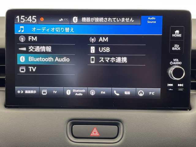 ホンダ ヴェゼル ハイブリッド e:HEV Z 栃木県 2025(令7)年 0.1千km クリスタルブラックパール 純正9インチホンダコネクトディスプレイナビ/(フルセグTV・Bluetooth)/バックカメラ/フロントグリル(メーカーオプション)　ベルリナブラック/ホンダセンシング/ ・衝突軽減システム/ ・車線維持システム/ ・アダプティブクルーズコントロール/ ・オートハイビーム/ ・アダプティブクルーズコントロール/前後コーナーセンサー/置くだけ充電/純正ビルトインETC2.0/ハーフレザーシート/シートヒーター/パワーバックドア/純正アルミホイール/スマートキー/プッシュスタート