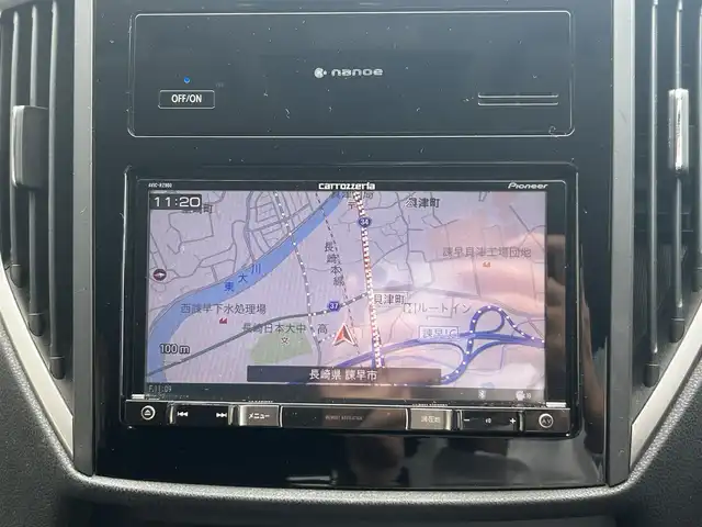 スバル インプレッサ ＸＶ 1．6i－L アイサイト 長崎県 2017(平29)年 6.2万km ダークブルーパール ワンオーナー/社外メモリナビ/（CD/DVD/BT/フルセグ）/バックカメラ/衝突軽減システム/レーンアシスト/ブラインドスポットモニター/レーダークルーズ/ETC/パドルシフト/オートライト/ルーフレール/純正17インチAW