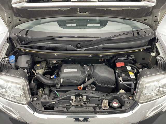 ホンダ Ｎ ＢＯＸ カスタム G SSパッケージ 長野県 2017(平29)年 2.7万km クリスタルブラックパール 純正SDナビ　(VXM-185VFEi)/（フルセグテレビ＆SD＆CD＆Bluetooth）/バックカメラ/両側パワースライドドア/前席シートヒーター/ビルトインETC/チップアップシート/オートエアコン/シートカバー調/ステアリングスイッチ/ドリンクホルダー/後席サンシェード/オートライト/純正フロアマット/１４インチ純正アルミホイール/スマートキー