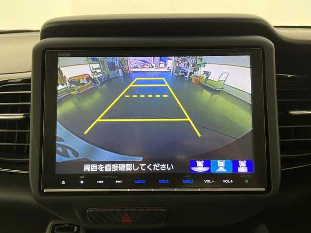 ホンダ Ｎ ＢＯＸ カスタム G SSパッケージ 長野県 2017(平29)年 2.7万km クリスタルブラックパール 純正SDナビ　(VXM-185VFEi)/（フルセグテレビ＆SD＆CD＆Bluetooth）/バックカメラ/両側パワースライドドア/前席シートヒーター/ビルトインETC/チップアップシート/オートエアコン/シートカバー調/ステアリングスイッチ/ドリンクホルダー/後席サンシェード/オートライト/純正フロアマット/１４インチ純正アルミホイール/スマートキー