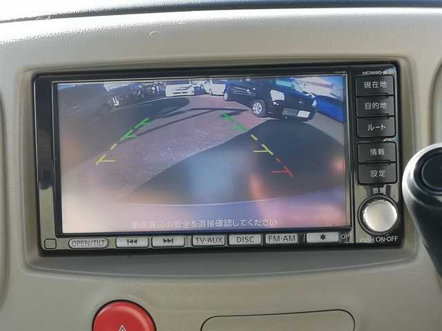 日産 キューブ 15X Vセレクション 茨城県 2009(平21)年 10.1万km ホワイトパール 純正ナビ/【AM・FM・CD・DVD・TV・AUX・HDD】/Bカメラ/前方ドラレコ/オートライト/Fフォグ/ヘッドライトレベライザー/ハロゲンライト/オートエアコン/電格ミラー/ドアバイザー/純正フロアマット/純正アルミホイール/プッシュスタート/スマートキー