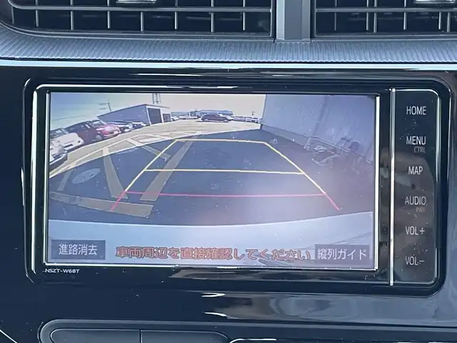 トヨタ アクア S スタイルブラック 佐賀県 2019(平31)年 4万km ホワイトパールクリスタルシャイン ワンオーナー/トヨタセーフティセンス/レーンディパーチャーアラート/プリクラッシュセーフティ/クリアランスソナー/オートマチックハイビーム/純正ナビゲーション【NSZT-W68T】/AM FM CD DVD Bluetooth フルセグテレビ/バックカメラ/ETC/ステアリングリモコン/純正フロアマット/プッシュスタート/スマートキー/スペアキー１本/ドアバイザー