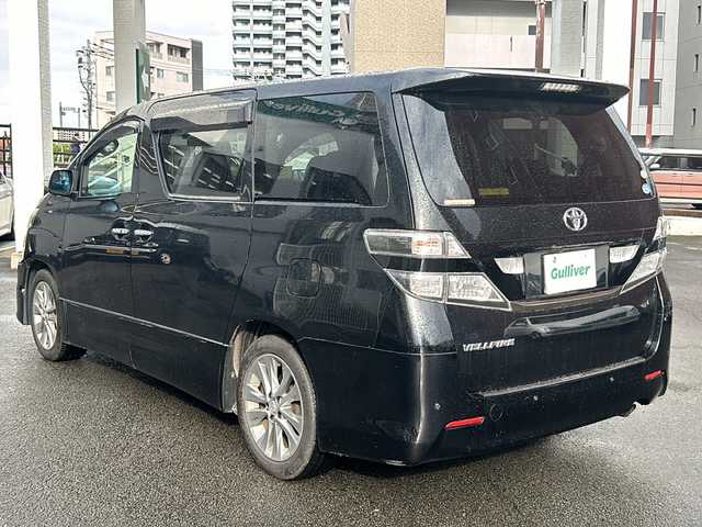 トヨタ ヴェルファイア 2．4Z プラチナセレクションⅡ 宮崎県 2011(平23)年 7.9万km ブラック 社外ナビ/バックカメラ/フルセグTV/フリップダウンモニター/パワーバックドア/サンルーフ/両側パワースライドドア/クルーズコントロール/取説、記録簿