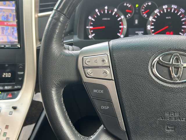 トヨタ ヴェルファイア 2．4Z プラチナセレクションⅡ 宮崎県 2011(平23)年 7.9万km ブラック 社外ナビ/バックカメラ/フルセグTV/フリップダウンモニター/パワーバックドア/サンルーフ/両側パワースライドドア/クルーズコントロール/取説、記録簿