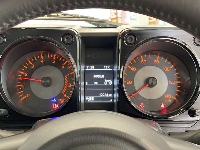 スズキ ジムニー XC 福井県 2023(令5)年 1.3万km ブルーイッシュブラックパール3 4WD/社外ナビ/フルセグTV/バックカメラ/クルーズコントロール/前後ドライブレコーダー/ETC/シートヒーター/ダウンヒルアシストコントロール/レーンキープアシスト/衝突被害軽減システム/オートライト/LEDヘッドライト/フォグランプ/純正AW/プッシュスタート/スマートキー/スペアキー/ウィンカーミラー/ステアリングスイッチ