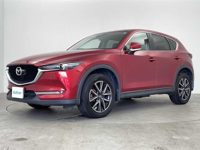 マツダ ＣＸ－５ XD 鹿児島県 2017(平29)年 5.9万km ソウルレッドクリスタルM 純正ナビ/（CD/DVD/BT/フルセグTV）/クルーズコントロール　/バックカメラ　/サイドカメラ　/オートワイパー　/電動パーキングブレーキ　/ステアリング　/純正フロアマット　/プッシュスタートボタン　/純正フロアマット/純正アルミホイール