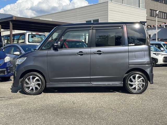 スズキ パレット ＳＷ XS 福井県 2011(平23)年 8.5万km ルナグレーパールメタリック ワンオーナー/社外HDDナビゲーション/フルセグテレビ /4WD/シートヒーター /片側電動スライドドア/オートライト/プッシュスタート/スマートキー/電動格納ミラー/ドアバイザー/HIDヘッドライト/フォグランプ/純正14インチアルミホイール/保証書/取扱説明書
