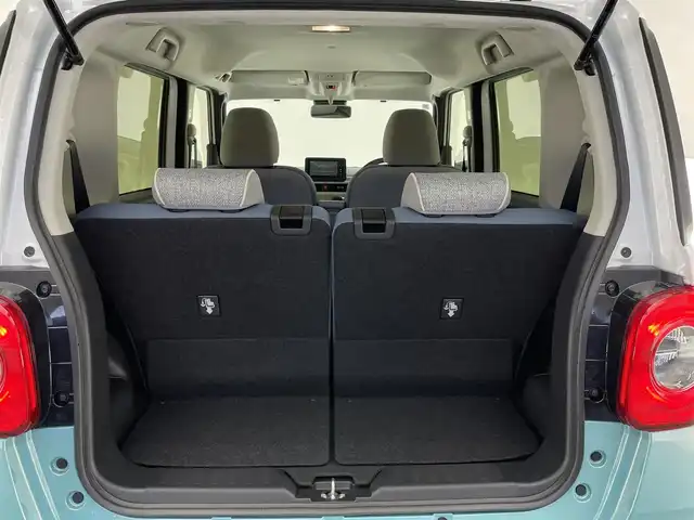 ダイハツ ムーヴ キャンバス ストライプス G 愛知県 2024(令6)年 0.3万km シャイニングホワイトパール/ファインミントメタリック 純正ナビ　全方位カメラ　禁煙車　フルセグＴＶ　Ｂｌｕｅｔｏｏｔｈ　シートヒーター　ドリンクホルダーヒーター　両側パワスラ　スマアシIII　衝突軽減装置　コーナーセンサー　ＬＥＤオートライト　電動パーキング　