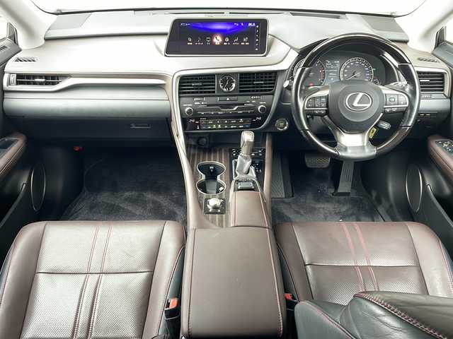 レクサス ＲＸ 200t バージョンL 長野県 2016(平28)年 4.4万km ソニッククォーツ サンルーフ/ブラウンレザーシート/純正メーカーナビフルセグTV/フロント・サイド・バックカメラ/ETC２．０/パワーバックドア/前後コーナーセンサー/シートヒーター/ステアリングヒーター/純正20インチアルミ/レーンキープアシスト/保証書・取説・スペアキー/カードキー