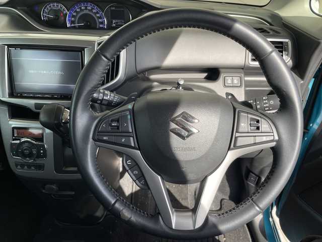 スズキ ソリオ HV MZ 愛知県 2019(平31)年 2.5万km ネオンブルーM 純正8型ナビ　SDカードなし/全方位カメラ/両側パワースライドドア/レーダークルーズコントロール/シートヒーター/バックカメラ/コーナーセンサー/純正アルミホイール/パドルシフト/LEDヘッドライト/ドライブレコーダー/ETC/衝突軽減システム/フルセグ/CD DVD/Bluetooth/ステアリングスイッチ/スマートキー/プッシュスタート