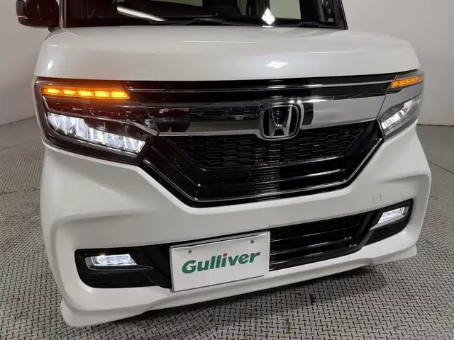 ホンダ Ｎ ＢＯＸ カスタム G L ターボ ホンダセンシング 大阪府 2019(令1)年 3.3万km プラチナホワイトパール 純正8incナビTV バックカメラ 両側パワースライドドア ハーフレザー レーダークルコン 衝突軽減ブレーキ レーンアシスト スマートキー プッシュスタート オートライト ドライブレコーダー ETC