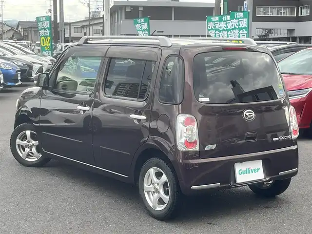 ダイハツ ミラ ココア プラスX スペシャルコーデ 島根県 2014(平26)年 8.8万km プラムブラウンクリスタルマイカ 純正ＳＤナビ　/フルセグＴＶ/ＤＶＤ再生/Ｂｌｕｅｔｏｏｔｈ接続　/バックカメラ/アイドリングストップ　/スマートキー　/プッシュスタート　/純正フロアマット　/社外１３インチアルミホイール