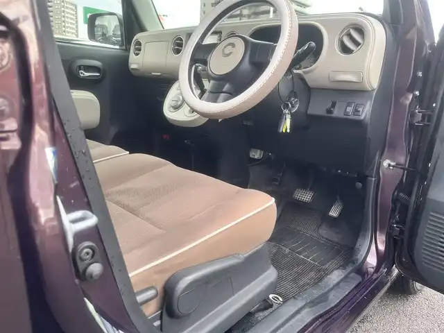 ダイハツ ミラ ココア プラスX スペシャルコーデ 島根県 2014(平26)年 8.8万km プラムブラウンクリスタルマイカ 純正ＳＤナビ　/フルセグＴＶ/ＤＶＤ再生/Ｂｌｕｅｔｏｏｔｈ接続　/バックカメラ/アイドリングストップ　/スマートキー　/プッシュスタート　/純正フロアマット　/社外１３インチアルミホイール