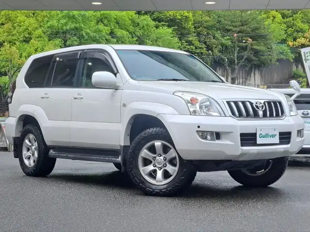 トヨタ ランドクルーザー プラド TZ 大阪府 2003(平15)年 10.9万km ホワイトパールクリスタルシャイン /４WD//純正DVDマルチナビ//トランスファー//HEIGHT COMTOROL//クルーズコントロール//社外ETC//バックカメラ//純正17インチアルミホイール//フロントセンサー//オートライト//Wエアバッグ//ABS//キーレス//取扱説明書有//スペアキー有