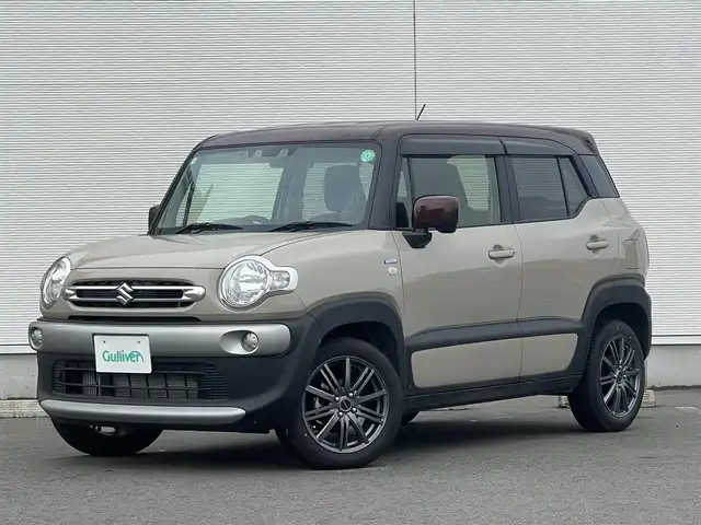 スズキ クロスビー HYBRID MV 秋田県 2024(令6)年 0.3万km キャラバンアイボリーパールメタリック/メロウディープレッド2トーン 衝突軽減システム/４WD/スマートキー/前席シートヒーター/コーナーセンサー/ワンオーナー/ダウンヒルアシストコントロール/レーンキープアシスト/アイドリングストップ/パーキングアシスト/プッシュスタート/パドルシフト/社外アルミ/純正フロアマット/純正ドアバイザー/オートライト/オートエアコン/パワーステアリング/パワーウィンドウ/横滑り防止/電動格納ウィンカーミラー/保証書/取扱説明書/記録簿