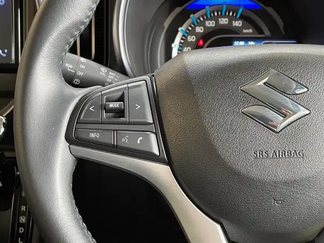 スズキ ハスラー Jスタイル 岩手県 2022(令4)年 1.3万km ブルーイッシュブラックパール ４WD/スズキセーフティサポート　/衝突被害軽減ブレーキ/シートヒーター/コーナーセンサー/レーンアシスト/アイドリングストップ/ヒルディセントコントロール/グリップコントロール/SNOWモード/横滑り防止装置/ETC/純正ディスプレイオーディオ（Bluetooth CD DVD USB AppleCarPlay AndroidAuto）/オートハイビーム/LEDヘッドライト/オートライト/オートエアコン/ステアリングスイッチ/純正１５インチアルミホイール/ドアミラーウインカー/シートバックテーブル