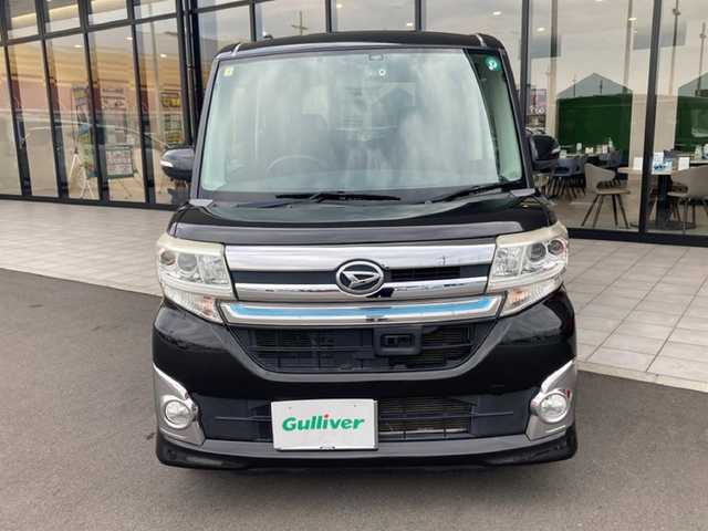 ダイハツ タント カスタム RS SA 岡山県 2014(平26)年 8.6万km ブラックマイカメタリック 純正メモリナビゲーション/(CD/DVD/SD/BT/USB/AUX/フルセグTV)/両側パワースライドドア/社外ドライブレコーダー前後/LEDEヘッドライト/スマートキー/ETC
