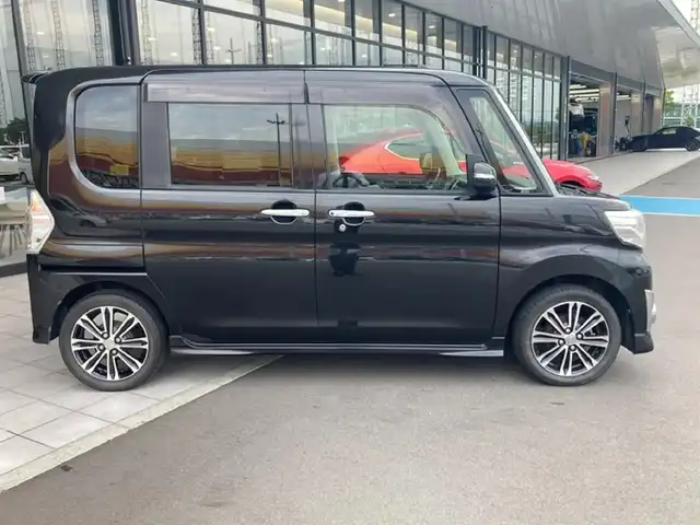 ダイハツ タント カスタム RS SA 岡山県 2014(平26)年 8.6万km ブラックマイカメタリック 純正メモリナビゲーション/(CD/DVD/SD/BT/USB/AUX/フルセグTV)/両側パワースライドドア/社外ドライブレコーダー前後/LEDEヘッドライト/スマートキー/ETC