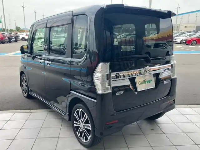 ダイハツ タント カスタム RS SA 岡山県 2014(平26)年 8.6万km ブラックマイカメタリック 純正メモリナビゲーション/(CD/DVD/SD/BT/USB/AUX/フルセグTV)/両側パワースライドドア/社外ドライブレコーダー前後/LEDEヘッドライト/スマートキー/ETC
