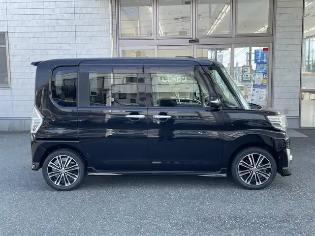 ダイハツ タント カスタム RS SA 愛知県 2014(平26)年 8.6万km ブラックマイカメタリック (株)IDOMが運営する【じしゃロン豊川店】の自社ローン専用車両になります。こちらは現金またはオートローンご利用時の価格です。自社ローンご希望の方は別途その旨お申付け下さい/ 純正メモリナビ/　◯ CD再生機能/　◯ DVD再生機能/　◯ フルセグTV/　◯ BT対応/ ETC/ 両側パワースライドドア/ プッシュスタート/ ドライブレコーダー/ ドアバイザー/ ウインカーミラー/ フロアマット