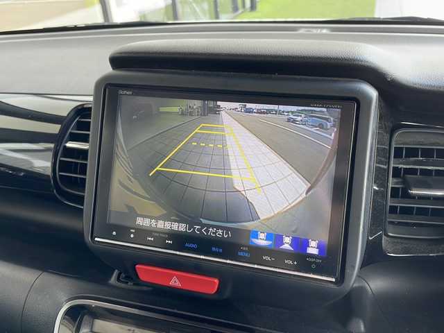 ホンダ Ｎ ＢＯＸ カスタム G ターボSSパッケージ 愛知県 2017(平29)年 13.2万km パール 衝突被害軽減ブレーキ/純正9インチSDナビ　ナビあり/両側パワースライドドア/クルーズコントロール/シートヒーター/フルセグTV/CD DVD/Bluetooth/バックカメラ/純正アルミホイール/LEDヘッドライト/パドルシフト/ドライブレコーダー/ETC/ステアリングスイッチ/スマートキー/プッシュスタート