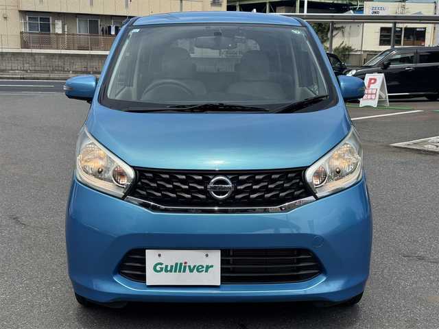 日産 デイズ X 千葉県 2013(平25)年 1.4万km シリカグリーン ワンオーナー/純正SDナビ/Bluetooth/バック+全方位カメラ/フルセグTV/AM・FMラジオ/ETC/ドライブレコーダー/純正フロアマット/プッシュスタート/スマートキー/スペアキー/取扱説明書＆保証書