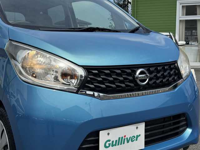 日産 デイズ X 千葉県 2013(平25)年 1.4万km シリカグリーン ワンオーナー/純正SDナビ/Bluetooth/バック+全方位カメラ/フルセグTV/AM・FMラジオ/ETC/ドライブレコーダー/純正フロアマット/プッシュスタート/スマートキー/スペアキー/取扱説明書＆保証書