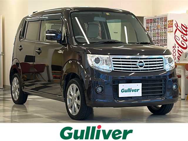日産 モコ ドルチェG 岐阜県 2014(平26)年 6.9万km アーバンブラウン ワンオーナー/純正レザーシート/バックカメラ/純正ナビ（MM114D-A）/・フルセグTV/・バックカメラ/純正１５インチAW/純正フロアマット/HIDヘッドライト/ベンチシート/Bluetooth/アンチブレーキシステム/CD/DVD/外１４インチAWスタッドレス付き/HIDオートライト/スマートキーX2/アイドリングストップ/新車時手帳、取説