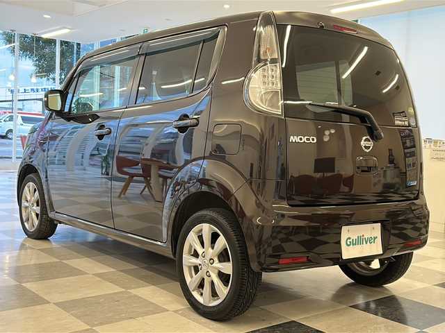 日産 モコ ドルチェG 岐阜県 2014(平26)年 6.9万km アーバンブラウン ワンオーナー/純正レザーシート/バックカメラ/純正ナビ（MM114D-A）/・フルセグTV/・バックカメラ/純正１５インチAW/純正フロアマット/HIDヘッドライト/ベンチシート/Bluetooth/アンチブレーキシステム/CD/DVD/外１４インチAWスタッドレス付き/HIDオートライト/スマートキーX2/アイドリングストップ/新車時手帳、取説