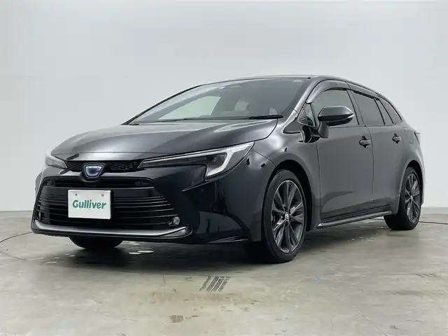 トヨタ カローラツーリング ハイブリッド ダブルバイビー 岡山県 2023(令5)年 2.5万km アティチュードブラックマイカ 純正10.5インチディスプレイオーディオ/【ナビ/Bluetooth/フルセグTV/Carplay/USB接続】/バックカメラ/100V電源/ビルトインETC2.0/LEDヘッドライト/オートハイビーム/オートライト/フォグランプ/オートブレーキホールド/ブラインドスポットモニター/レーダークルーズコントロール/ハーフレザーシート/純正17インチアルミホイール/ドアバイザー/プッシュスタート/スマートキー×2