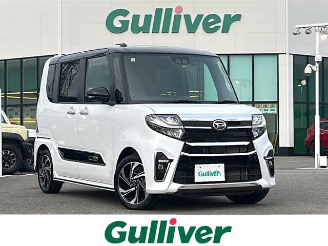 ダイハツ タント カスタム RS スタイルセレクション 佐賀県 2021(令3)年 1.5万km パールⅡ ターボ/ケンウッドメモリーナビ・フルセグTV/DVD/SD/Bluetooth/HDMI/バックカメラ/両側パワースライドドア/ハーフレザーシート/前席シートヒーター/ビルトインETC/ドライブレコーダー前後/純正フロアマット/D席ロングスラライドシート/スマートキー×2/プッシュスタート/電動パーキングブレーキ/クルーズコントロール/LEDヘッドライト/LEDフォグランプ/ウィンカードアミラー/オートエアコン/純正15インチアルミ/純正フロアマット/新車時保証書/ナビ取説あり/衝突軽減ブレーキ