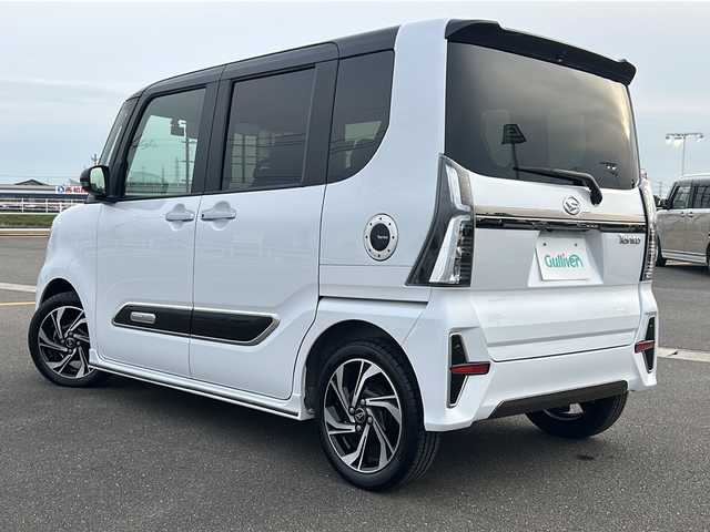 ダイハツ タント カスタム RS スタイルセレクション 佐賀県 2021(令3)年 1.5万km パールⅡ ターボ/ケンウッドメモリーナビ・フルセグTV/DVD/SD/Bluetooth/HDMI/バックカメラ/両側パワースライドドア/ハーフレザーシート/前席シートヒーター/ビルトインETC/ドライブレコーダー前後/純正フロアマット/D席ロングスラライドシート/スマートキー×2/プッシュスタート/電動パーキングブレーキ/クルーズコントロール/LEDヘッドライト/LEDフォグランプ/ウィンカードアミラー/オートエアコン/純正15インチアルミ/純正フロアマット/新車時保証書/ナビ取説あり/衝突軽減ブレーキ