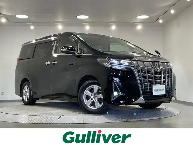 トヨタ アルファード X 愛知県 2019(令1)年 5.3万km ブラック ＡＬＰＩＮＥ９インチナビ/両側パワースライドドア/フリップダウンモニター/レーダークルーズコントロール/衝突軽減ブレーキ/クリアランスソナー/車線逸脱警報/電動パーキングブレーキ/ブレーキホールド/バックカメラ/前後ドライブレコーダー/ビルトインＥＴＣ/アクセサリーソケット/ダブルゾーン/ISOFIX/LEDヘッドライト/オートハイビーム/純正16インチアルミホイール