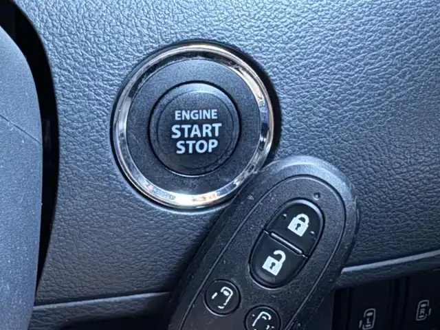 スズキ スペーシア X リミテッド 愛媛県 2014(平26)年 4.9万km ブルーイッシュブラックパール3 社外ナビ（AVIC-RZ33）/・CD/DVD/TV/ETC/シートヒーター（D+N席）/両側パワースライドドア/衝突軽減ブレーキ/オートライト/純正14インチAW/社外フロアマット/スマートキー/スペアキー/取扱説明書/保証書