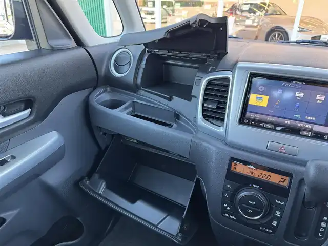 スズキ スペーシア X リミテッド 愛媛県 2014(平26)年 4.9万km ブルーイッシュブラックパール3 社外ナビ（AVIC-RZ33）/・CD/DVD/TV/ETC/シートヒーター（D+N席）/両側パワースライドドア/衝突軽減ブレーキ/オートライト/純正14インチAW/社外フロアマット/スマートキー/スペアキー/取扱説明書/保証書