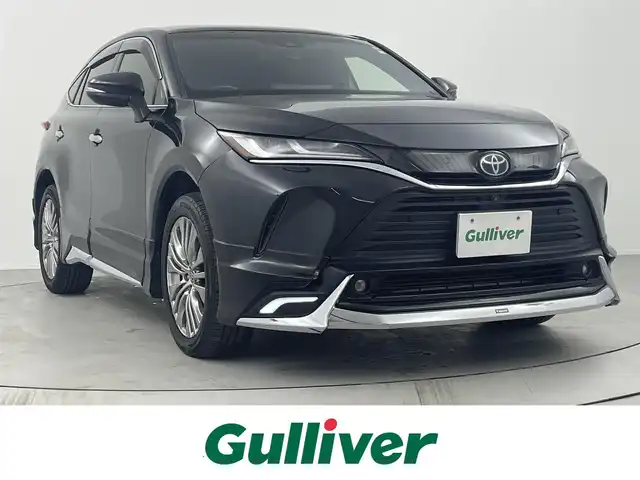 トヨタ ハリアー ハイブリッド Z レザーパッケージ 熊本県 2020(令2)年 5.5万km プレシャスブラックパール 禁煙車/純正ナビ（BT/USB/AUX/AM/FM）/・フルセグTV/バックカメラ/・全方位カメラ/ビルトインETC２．０/調光パノラマルーフ/JBLプレミアムサウンド/モデリスタエアロ（フロント・サイド・リア）/パワーバックドア/トヨタセーフティーセンス/D/Nシートヒーター、クーラー、パワーシート/・D席シートメモリー/本革巻きステアリング/・ステアリングヒーター/・ステアリングリモコン/・オートクルーズコントロール/デジタルインナーミラー/電子パーキングブレーキ/・オートブレーキホールド/純正AW/純正ドアバイザー/純正フロアマット/プッシュスタート/・スマートキー/・スペアキー×１