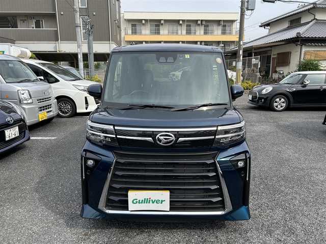 ダイハツ タント カスタム X 大阪府 2023(令5)年 0.2万km レーザーブルークリスタルシャイン スマートアシスト/・衝突回避支援ブレーキ機能(対車両・対歩行者［昼夜］）/・衝突警報機能(対車両・対歩行者［昼夜］)/・ブレーキ制御付誤発進抑制機能(前方・後方)/・車線逸脱抑制制御機能/・車線逸脱警報機能/・路側逸脱警報機能/・ふらつき警報/・先行車発進お知らせ機能/・標識認識機能（進入禁止/最高速度/一時停止)/・AHB(オートハイビーム)/・ADB(アダプティブドライビングビーム)/・サイドビューランプ/ダイハツ純正ナビ/・CD/DVD/・Bluetooth/・バックカメラ/・ステアリングスイッチ（オーディオ操作用/ハンズフリー通話用）/ダイハツ純正14インチアルミホイール/クルーズコントロール/両側パワースライドドア/LEDヘッドライト/前席シートヒーター/ビルトインETC/アイドリングストップ/純正マット/ワンオーナー/新車保証書/取扱説明書