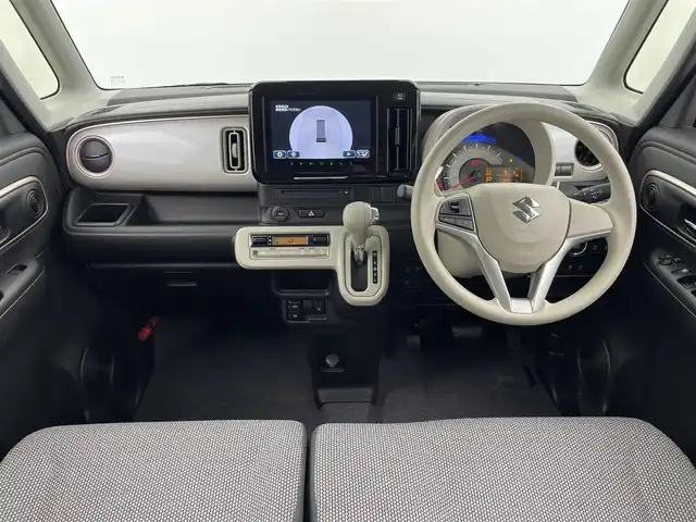 スズキ ワゴンＲ スマイル HYBRID X 福井県 2023(令5)年 0.6万km オフブルーメタリック/ホワイト2トーン スズキセーフティサポート/・衝突軽減ブレーキ/・車線逸脱警報機能/純正9型ナビゲーション/【AM/FM/CD/Bluetooth/フルセグTV/USB】/全方位カメラ/両側パワースライドドア/オートライト/LEDヘッドライド/プッシュスタート/スマートキー/取扱説明書/新車時保証書