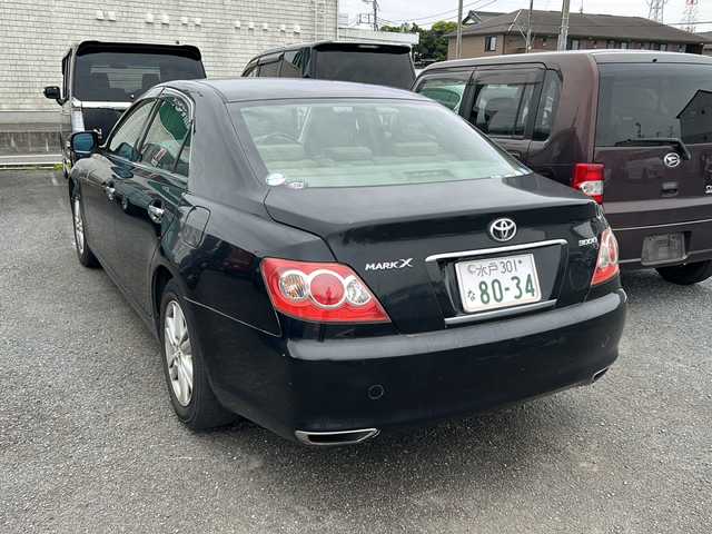 トヨタ マークＸ 300G 茨城県 2008(平20)年 6.3万km ブラック メーカーHDDナビ/（CD・MD・ワンセグTV・バックカメラ）/パワーシート/ETC/純正16インチアルミホイール/純正フロアマット/ETC/保証書/点検記録簿