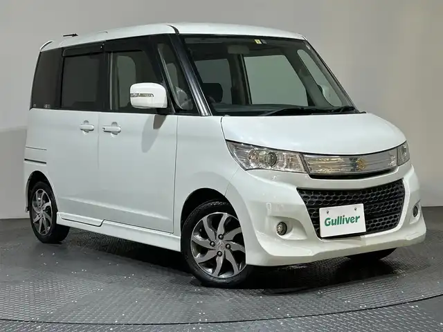 スズキ パレット ＳＷ XS 愛媛県 2010(平22)年 4.4万km パールホワイト 純正メモリーナビ（Ｂｌｕｅｔｏｏｔｈ　フルセグＴＶ　ＤＶＤ　ＣＤ　ＳＤ　）　ＥＴＣ　片側スライドドア　ハロゲンヘッドライト　Ｗエアーバック　オートライト　社外フロアマット　スマートキー　スペアーキー