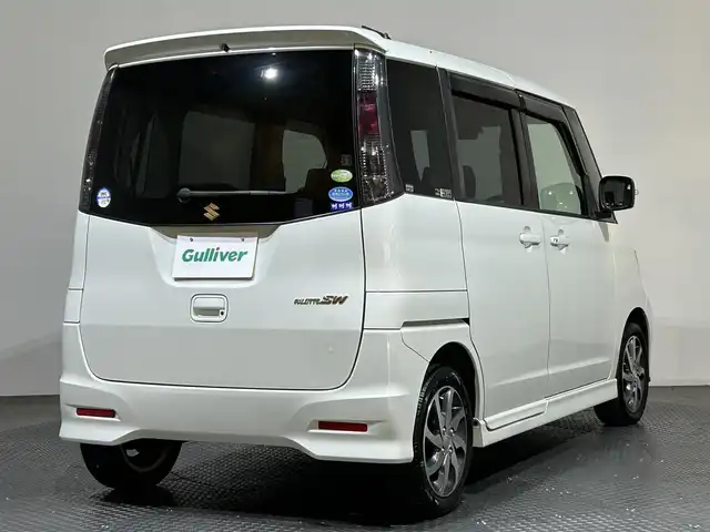 スズキ パレット ＳＷ XS 愛媛県 2010(平22)年 4.4万km パールホワイト 純正メモリーナビ（Ｂｌｕｅｔｏｏｔｈ　フルセグＴＶ　ＤＶＤ　ＣＤ　ＳＤ　）　ＥＴＣ　片側スライドドア　ハロゲンヘッドライト　Ｗエアーバック　オートライト　社外フロアマット　スマートキー　スペアーキー