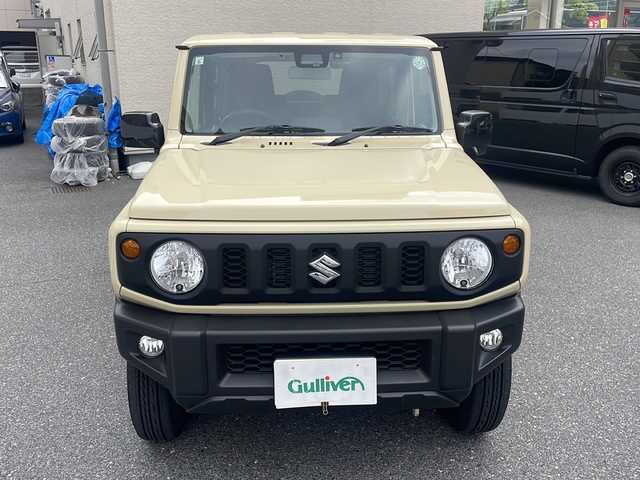 スズキ ジムニー XL 広島県 2019(令1)年 2.4万km シフォンアイボリーM /登録時走行距離/　　　　　　　23642キロ/ワンオーナー/4WD/純正ナビ/バックカメラ/地デジ/シートヒーター/スペアキー×１/ビルトインETC/新車時整備手帳/　　【保証書】/取扱説明書/