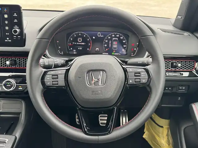 ホンダ シビック RS 兵庫県 2025(令7)年 0.1千km ソニックグレーパール Google搭載9インチディスプレイ/Bluetooth接続可/バックカメラ/ビルトインETC2.0/BOSEサウンド/フルセグTV/ワイヤレス充電/レーダークルコン/ステリモ/LEDヘッドライト/純正18インチAW