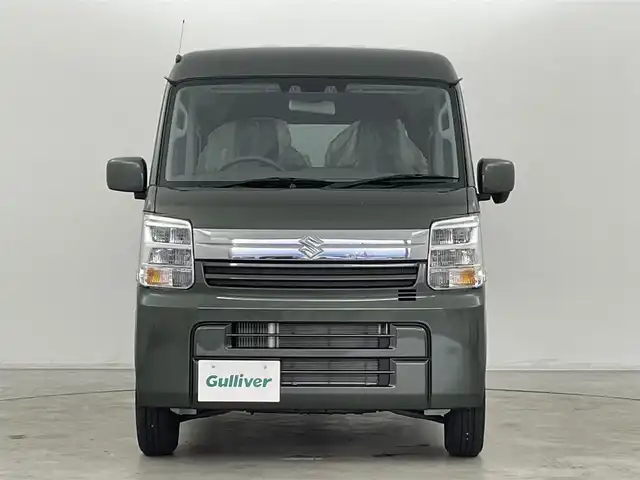 スズキ エブリイ JOINターボ 群馬県 2024(令6)年 0.1千km クールカーキPM 届出済未使用車（登録時走行距離：9Km）/純正7インチディスプレイオーディオ/・バックカメラ/・Bluetooth/AM/FM/USB/AppleCarPlay/AndroidAuto/運転席シートヒーター/両側パワースライドドア/アイドリングストップ/レーンキープアシスト/4WD/プリクラッシュセーフティシステム/LEDヘッドランプ/プッシュスタート/オートエアコン
