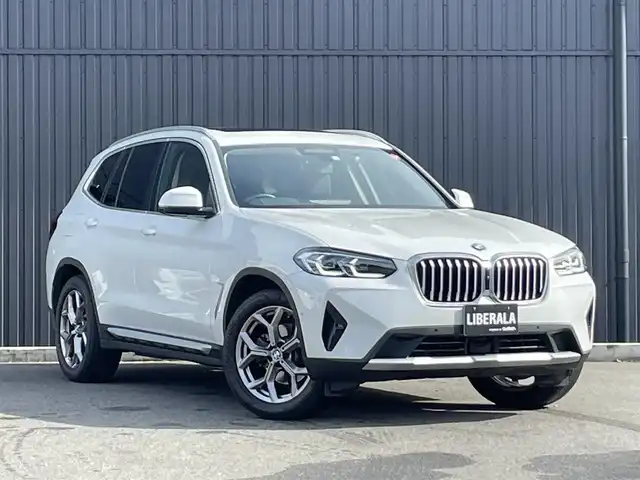 ＢＭＷ Ｘ３ xDrive20d 福島県 2023(令5)年 3.4万km ミネラルホワイト ワンオーナー/パノラマサンルーフ/Harman/Kardon/レザーシート/パワーシート/全席シートヒーター/前席ベンチレーション/ランバーサポート/後席シートリクライニング付き/後席ロールシェード/アクティブクルーズコントロール/レーンキープ/ブラインドスポット/純正ナビ/360°カメラ/フルセグTV/ジェスチャーコントロール/コンフォートアクセス/ミラー一体型ETC/アンビエントライト/前後ドライブレコーダー/ワイヤレス充電/電動リアゲート/コーナーセンサー/純正19インチAW/取扱説明書/保証書/スペアキー
