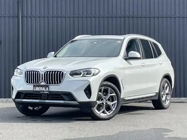 ＢＭＷ Ｘ３ xDrive20d 福島県 2023(令5)年 3.4万km ミネラルホワイト ワンオーナー/パノラマサンルーフ/Harman/Kardon/レザーシート/パワーシート/全席シートヒーター/前席ベンチレーション/ランバーサポート/後席シートリクライニング付き/後席ロールシェード/アクティブクルーズコントロール/レーンキープ/ブラインドスポット/純正ナビ/360°カメラ/フルセグTV/ジェスチャーコントロール/コンフォートアクセス/ミラー一体型ETC/アンビエントライト/前後ドライブレコーダー/ワイヤレス充電/電動リアゲート/コーナーセンサー/純正19インチAW/取扱説明書/保証書/スペアキー