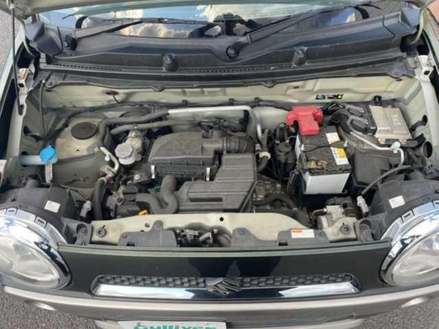 スズキ ハスラー G 茨城県 2016(平28)年 6.2万km クールカーキPM 社外ナビ　/-TV/BT/AM/FM/衝突軽減システム　/プッシュスタート　/ＥＴＣ　/アイドリングストップ　/コーナーセンサー前後　/シートヒーター　/純正アルミホイール　/純正フロアマット　/パワーステアリング　/パワーウィンドウ　/横滑り防止装置