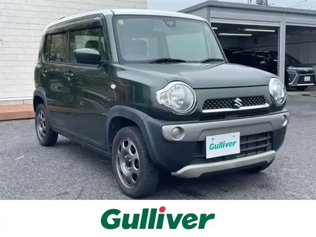 スズキ ハスラー G 茨城県 2016(平28)年 6.2万km クールカーキPM 社外ナビ　/-TV/BT/AM/FM/衝突軽減システム　/プッシュスタート　/ＥＴＣ　/アイドリングストップ　/コーナーセンサー前後　/シートヒーター　/純正アルミホイール　/純正フロアマット　/パワーステアリング　/パワーウィンドウ　/横滑り防止装置